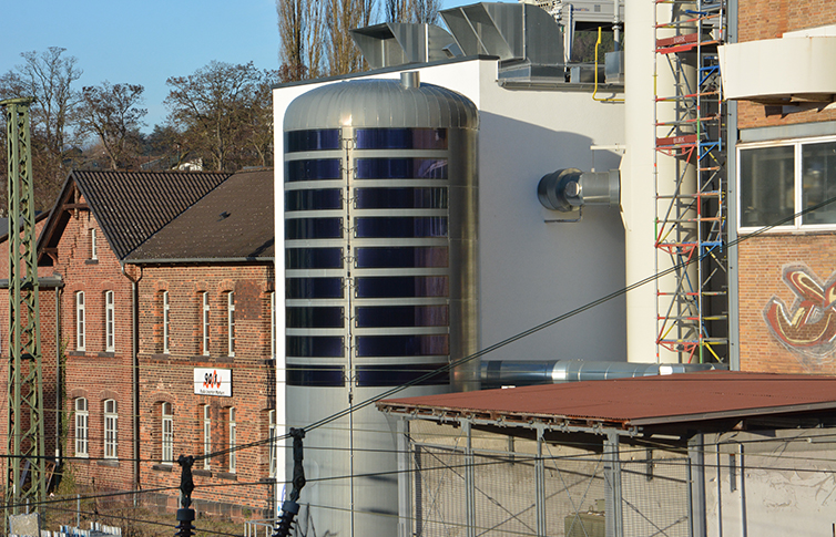 Gebogene Installation Ortenberg